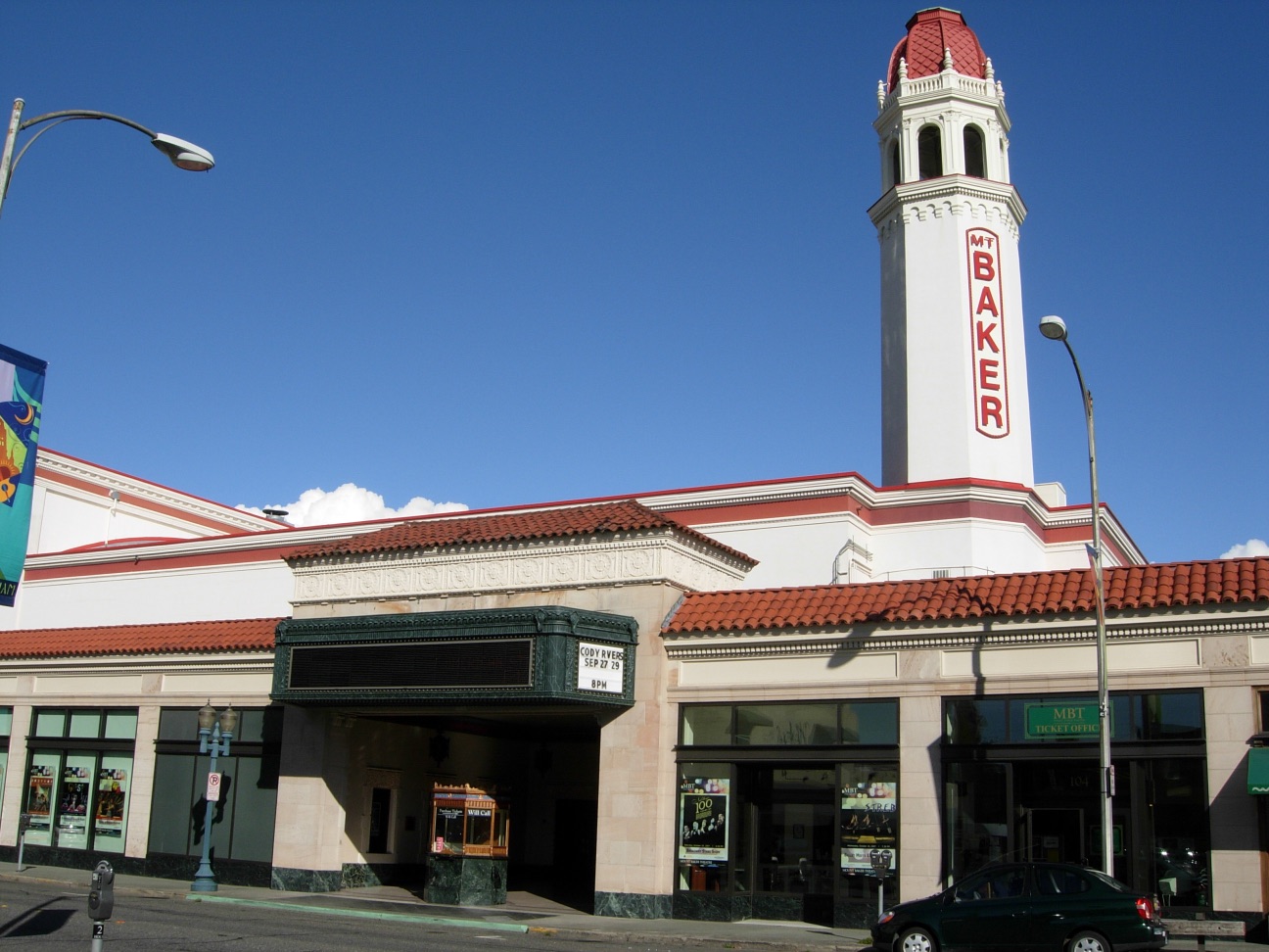 Haunted Mount Baker Theatre Exterior in Washington