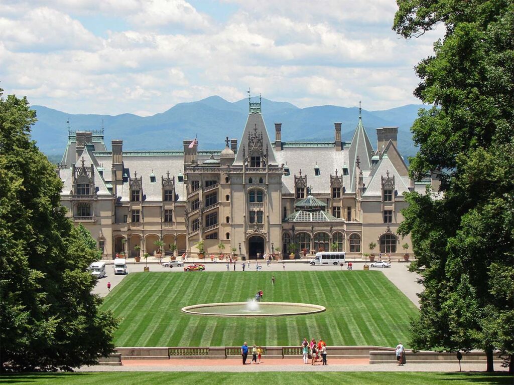 Exterior view of the Biltmore Estate