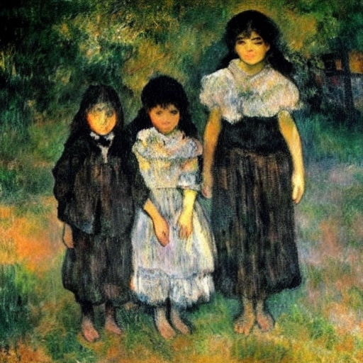 Group of Black Eyed Kids