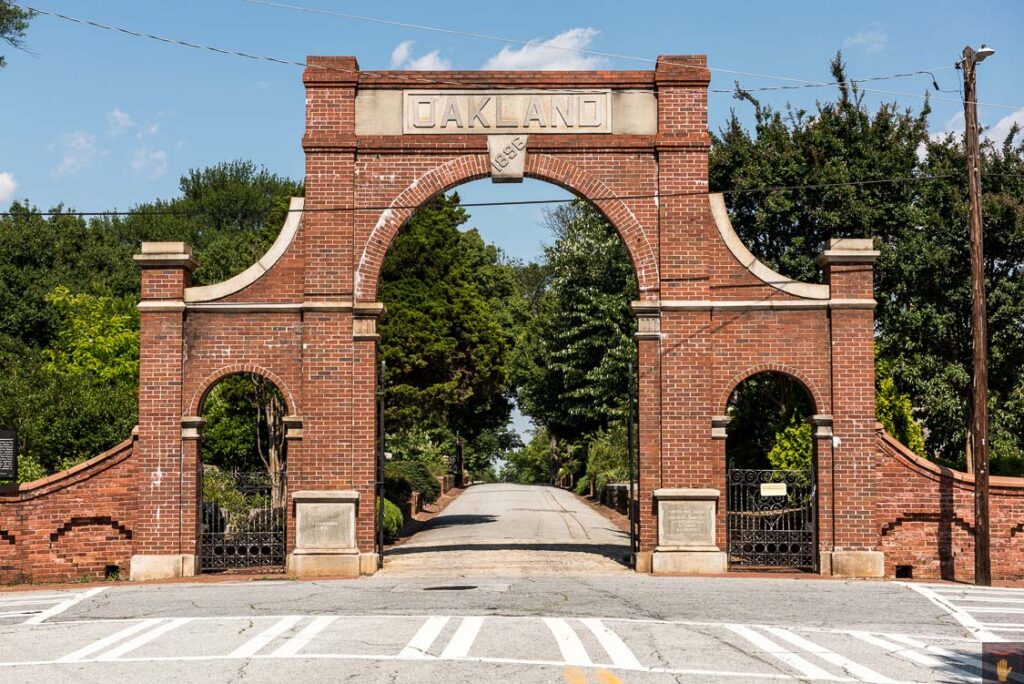 Entrance to Oakland Cemetery