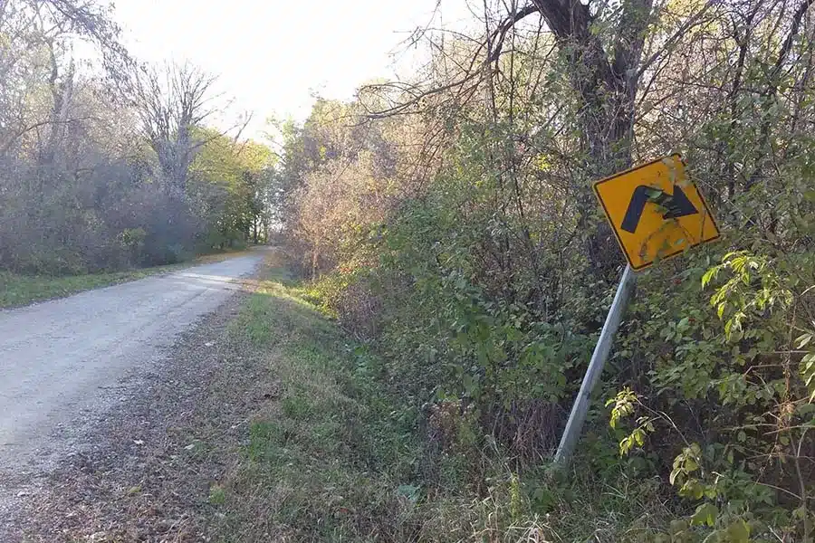 Mystic view of Witch Road, Wisconsin