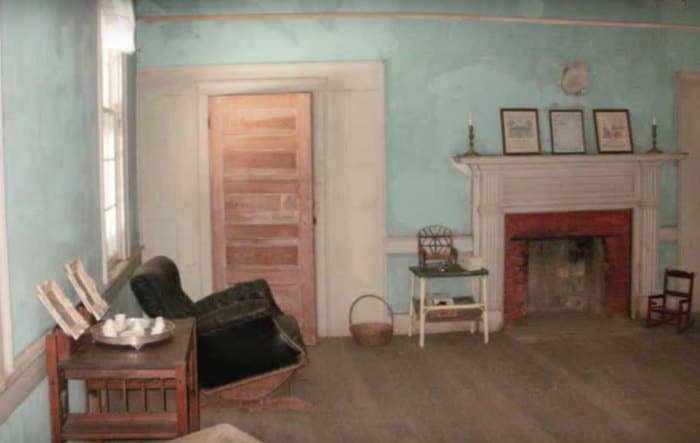 Interior of Major Graham's Mansion