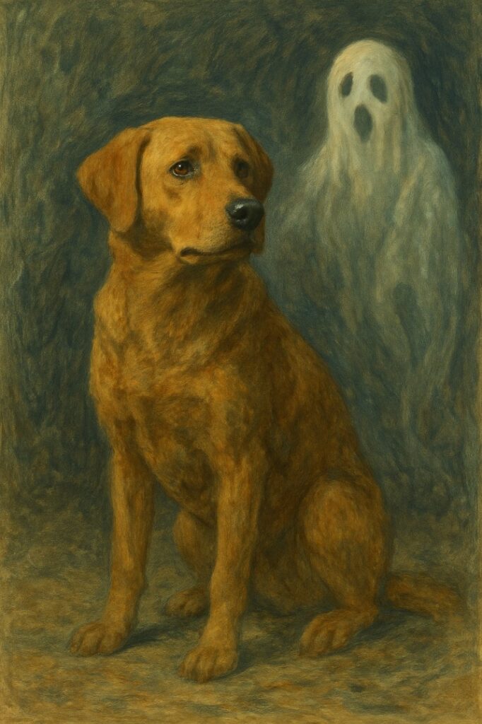 Dogs can see ghosts?