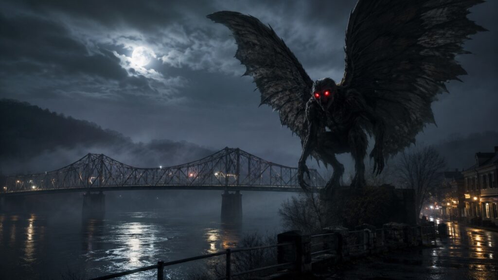 Depiction of Mothman of Point Pleasant
