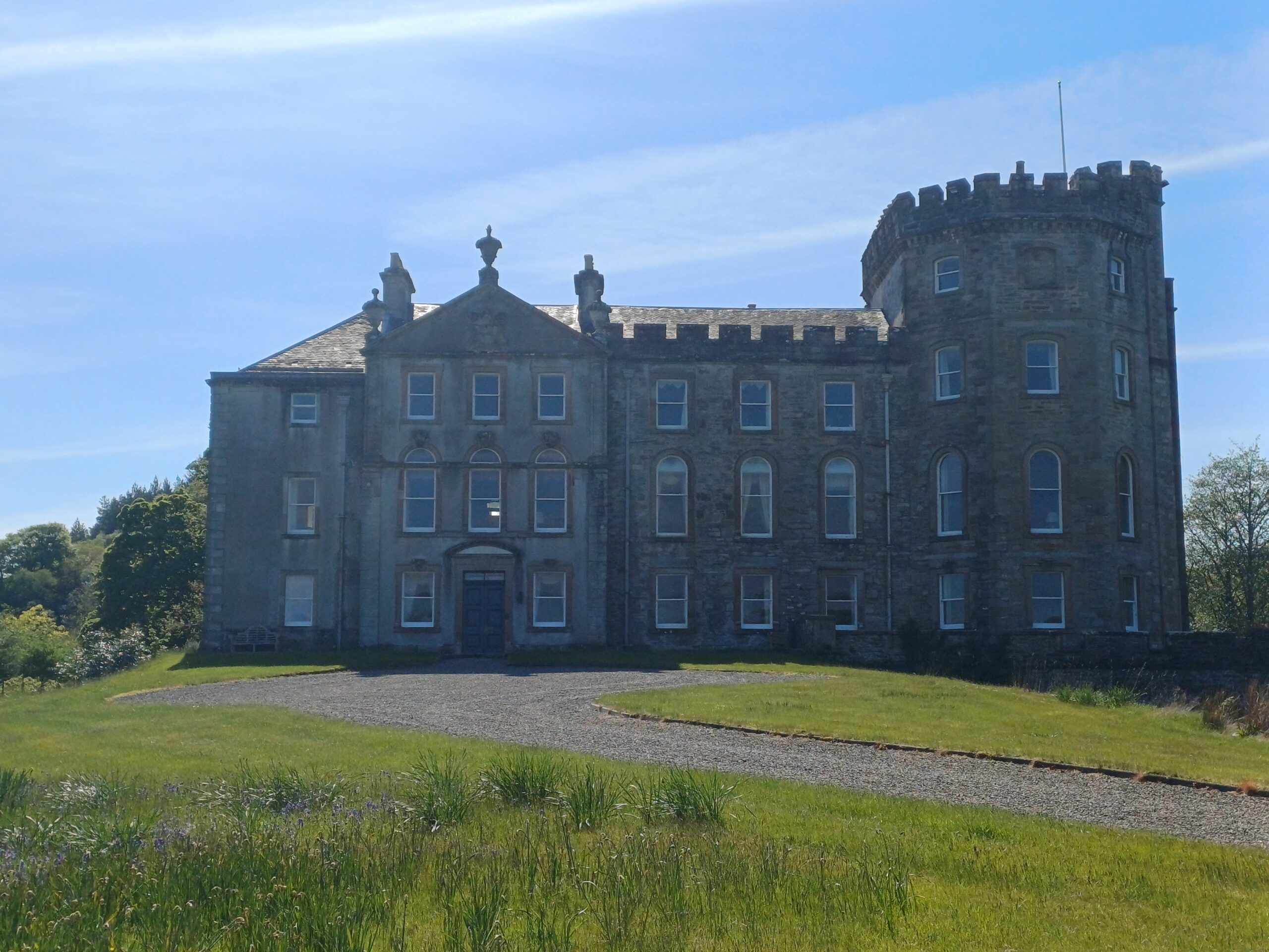 The Yew Staircase and the Lochnell Castle Brownie
